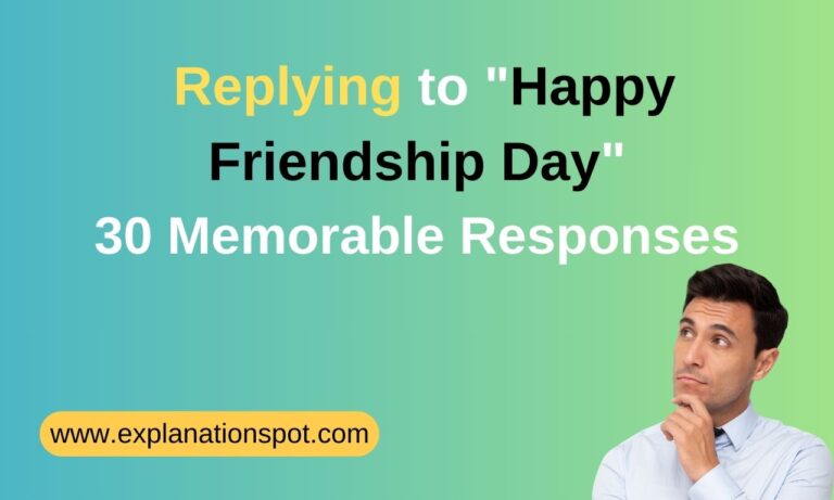 Replying to Happy Friendship Day